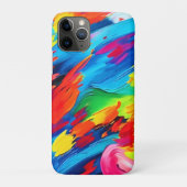 Kleurrijke explosieve schilderkunst Case-Mate iPhone case (Achterkant)