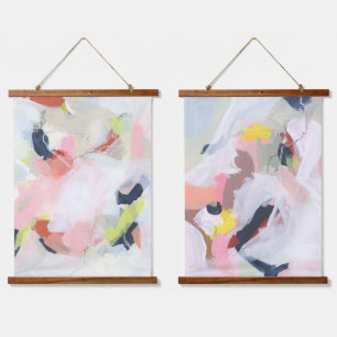 Kleurrijke Expressieve Abstract Schilderkunst Kuns Hangend Wandkleed