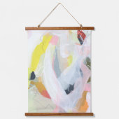Kleurrijke Expressieve Abstract Schilderkunst Kuns Hangend Wandkleed (Voorkant)
