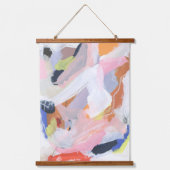 Kleurrijke Expressieve Abstract Schilderkunst Kuns Hangend Wandkleed (Voorkant 2)