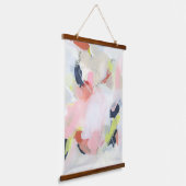 Kleurrijke, expressieve Abstracte schilderkunst Hangend Wandkleed (Gebogen)