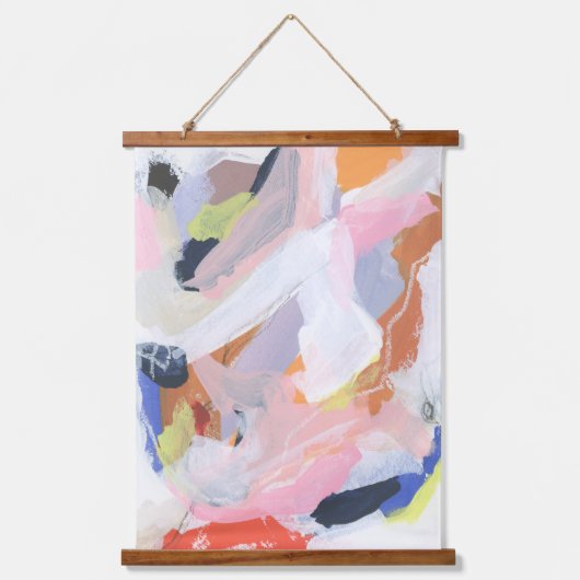 Kleurrijke, expressieve Abstracte schilderkunst Hangend Wandkleed (Voorkant 2)