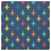 Kleurrijke F-16 Viper Fighter Jet Pattern Primarie Stof (Swatch)