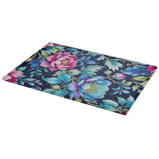 Kleurrijke  Fabric Art Chopping Board Snijplank (Hoek)