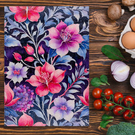 Kleurrijke  Fabric Art Chopping Board Snijplank