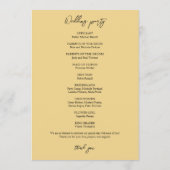 Kleurrijke Fairy Garden Waterverf met de hand gesc Programmakaart (Achterkant)