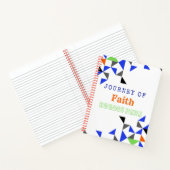 Kleurrijke Faith Inspirerend Quote Notitieboek (Binnen)