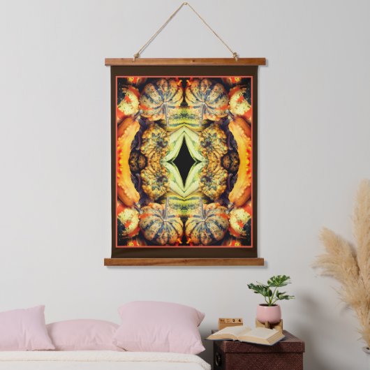 Kleurrijke Fancy bronnen Sluit Abstract af Hangend Wandkleed (Slaapkamer)