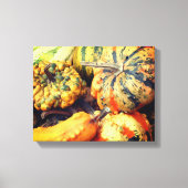 Kleurrijke Fancy bronnen sluiten op Canvas Afdruk (Voorkant)