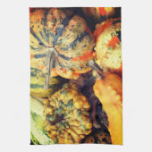 Kleurrijke Fancy bronnen sluiten op Theedoek (Verticaal)