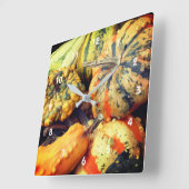 Kleurrijke Fancy bronnen sluiten op  Vierkante Klok (Hoek)