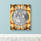 Kleurrijke Fancy kalebassen Creëer je eigen foto Canvas Afdruk (Insitu (Houten vloer))