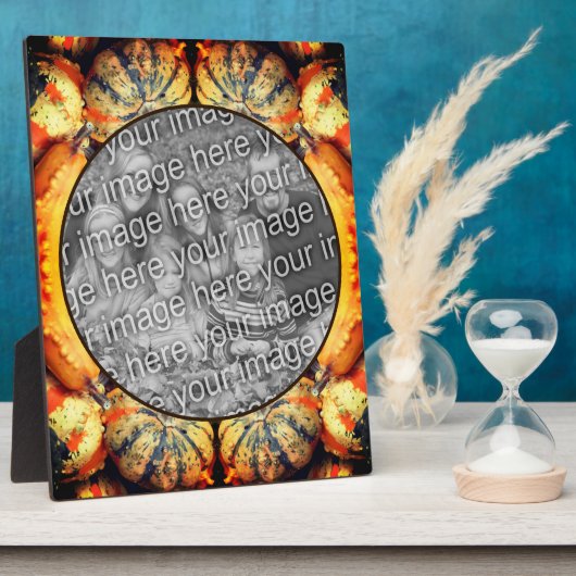 Kleurrijke Fancy kalebassen Creëer je eigen foto Fotoplaat (Zijkant)