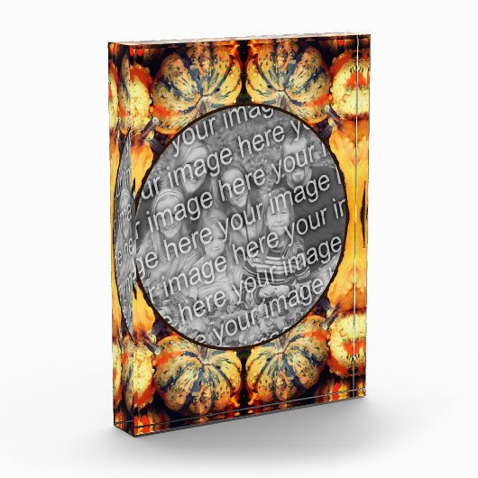 Kleurrijke Fancy kalebassen Creëer uw eigen Fotoblokken (Links)