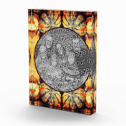 Kleurrijke Fancy kalebassen Creëer uw eigen Fotoblokken (Rechts)