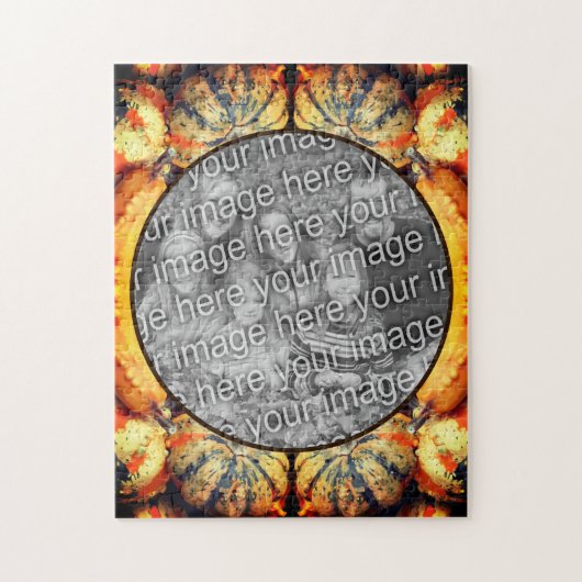 Kleurrijke Fancy kalebassen Lijst Creëer Uw eigen  Legpuzzel (Verticaal)