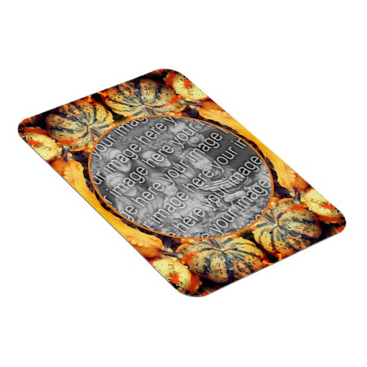 Kleurrijke Fancy kalebassen Lijst Creëer Uw eigen  Magneet (Rechterzijde)