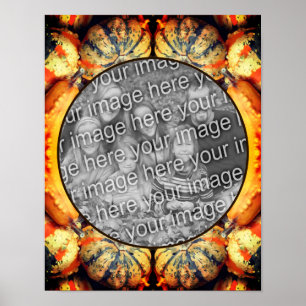 Kleurrijke Fancy kalebassen Lijst Creëer Uw eigen  Poster