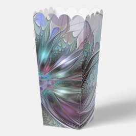 Kleurrijke Fantasie Abstracte Moderne Fractale Blo Bedankdoosjes