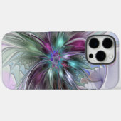 Kleurrijke Fantasie Abstracte Moderne Fractale Blo Case-Mate iPhone Case (Achterkant (horizontaal))