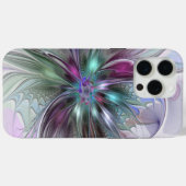 Kleurrijke Fantasie Abstracte Moderne Fractale Blo Case-Mate iPhone Case (Achterkant (horizontaal))