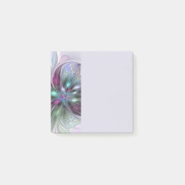 Kleurrijke Fantasie Abstracte Moderne Fractale Blo Post-it® Notes