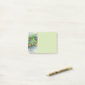 Kleurrijke Fantasie Bloem Modern Abstract Fractal Post-it® Notes (Op bureau)