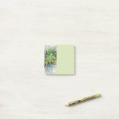Kleurrijke Fantasie Bloem Modern Abstract Fractal Post-it® Notes (Op bureau)