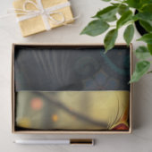 Kleurrijke fantasie kat tissuepapier (Geschenk)