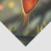 Kleurrijke fantasie kat tissuepapier (Detail)