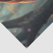 Kleurrijke fantasie kat tissuepapier (Detail)