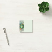 Kleurrijke Fantasie Moderne Abstracte Bloem Fracta Post-it® Notes (Kantoor)