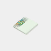 Kleurrijke Fantasie Moderne Abstracte Bloem Fracta Post-it® Notes (Schuin)