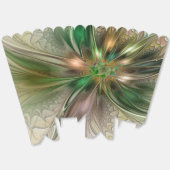 Kleurrijke Fantasie Moderne Abstracte Fractale Blo Bedankdoosjes (Ongevouwen)