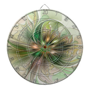 Kleurrijke Fantasie Moderne Abstracte Fractale Blo Dartbord