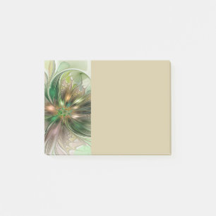 Kleurrijke Fantasie Moderne Abstracte Fractale Blo Post-it® Notes