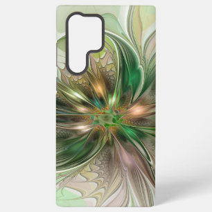 Kleurrijke Fantasie Moderne Abstracte Fractale Blo Samsung Galaxy Hoesje