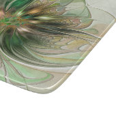 Kleurrijke Fantasie Moderne Abstracte Fractale Blo Snijplank (Hoek)