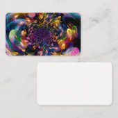 Kleurrijke fantasie visitekaartje (Voorkant / Achterkant)