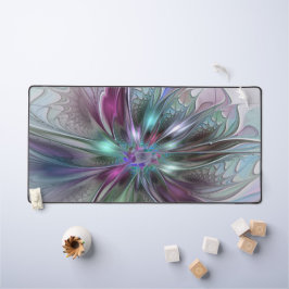 Kleurrijke Fantasy Abstract Modern Fractal Flower Bureaumat
