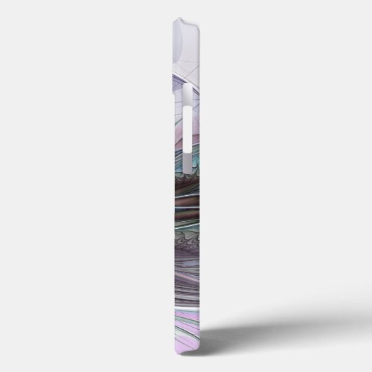 Kleurrijke Fantasy Abstract Modern Fractal Flower Case-Mate iPhone Case (Achterkant / Links)