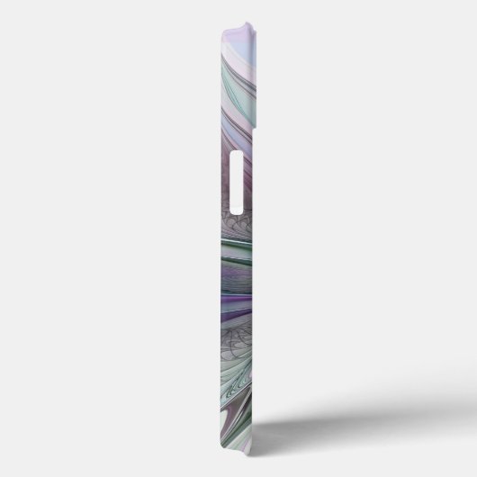 Kleurrijke Fantasy Abstract Modern Fractal Flower Case-Mate iPhone Case (Achterkant / Rechts)