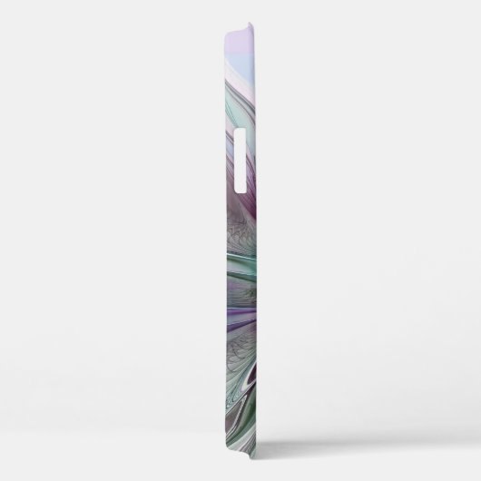 Kleurrijke Fantasy Abstract Modern Fractal Flower Case-Mate iPhone Case (Achterkant / Rechts)