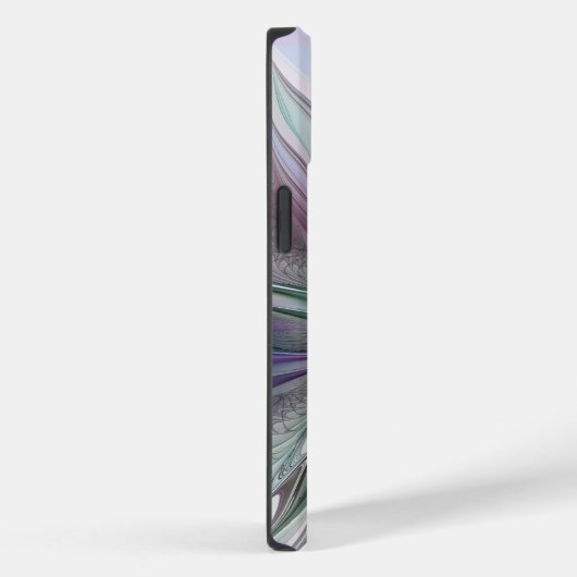 Kleurrijke Fantasy Abstract Modern Fractal Flower Case-Mate iPhone Case (Achterkant / Rechts)