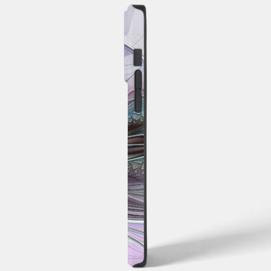 Kleurrijke Fantasy Abstract Modern Fractal Flower Case-Mate iPhone Case (Achterkant / Links)