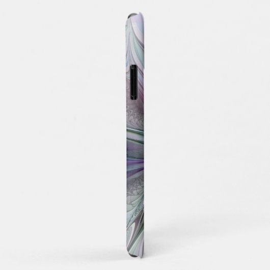 Kleurrijke Fantasy Abstract Modern Fractal Flower Case-Mate iPhone Case (Achterkant/rechts)