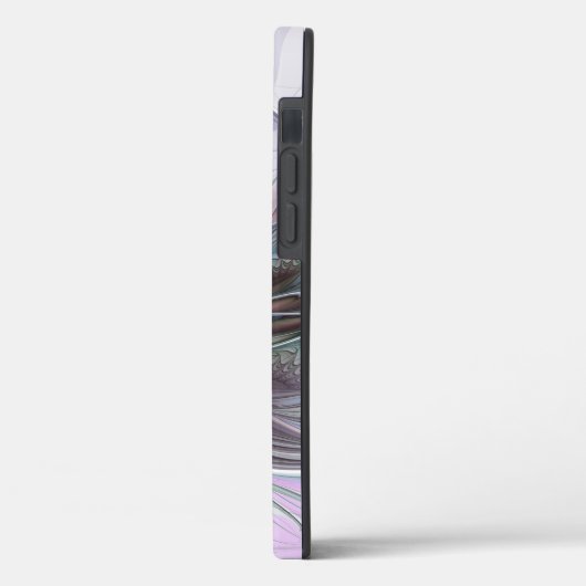 Kleurrijke Fantasy Abstract Modern Fractal Flower Case-Mate iPhone Case (Achterkant / Links)