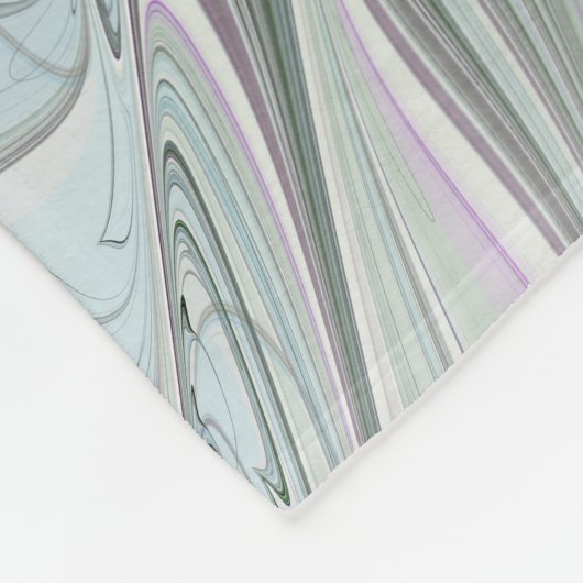 Kleurrijke Fantasy Abstract Modern Fractal Flower Fleece Deken (Hoek)