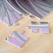 Kleurrijke Fantasy Abstract Modern Fractal Flower Legpuzzel (Zijkant)