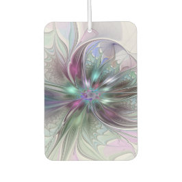 Kleurrijke Fantasy Abstract Modern Fractal Flower Luchtverfrisser